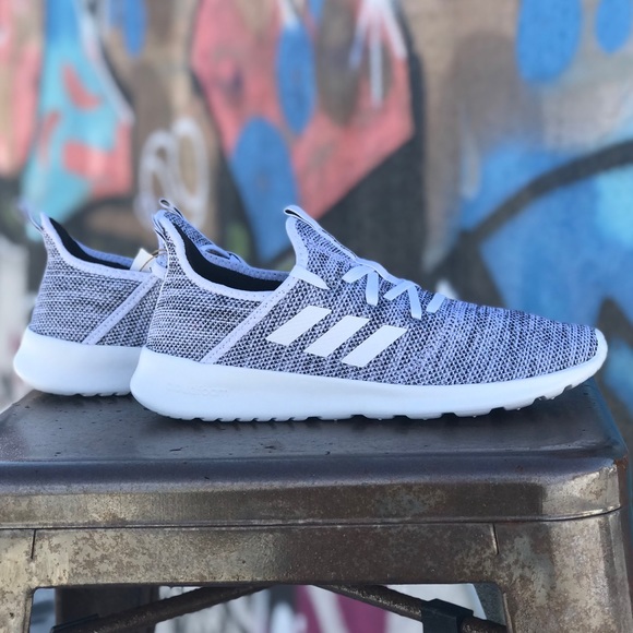 W Cloudfoam Pure White Comfortable Knit Sneakers - Picture 7 of 12